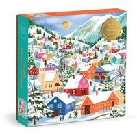 Produktbild: Swiss Alpine Village 500 Piece Foil Puzzle