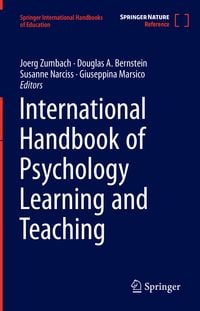 Produktbild: International Handbook of Psychology Learning and Teaching