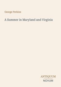 Produktbild: A Summer in Maryland and Virginia