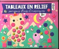 Produktbild: Tableaux en relief : pompons, strass et mosa&iuml;ques