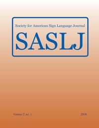 Produktbild: Society for American Sign Language Journal