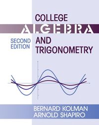 Produktbild: College Algebra and Trigonometry