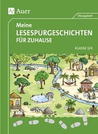 Produktbild: Meine Lesespurgeschichten f&uuml;r Zuhause - Klasse 3/4