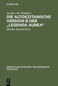 Produktbild: Die altokzitanische Version B der "Legenda aurea"