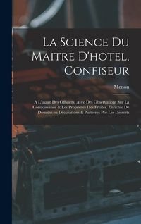 Produktbild: La science du maitre d'hotel, confiseur