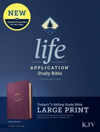 Produktbild: KJV Life Application Study Bible, Third Edition, Large Print (Leatherlike, Purple, Red Letter)