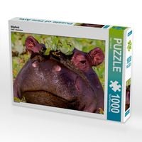Produktbild: CALVENDO Puzzle Nilpferd | 1000 Teile Lege-Gr&ouml;&szlig;e 64x48cm Foto-Puzzle f&uuml;r gl&uuml;ckliche Stunden