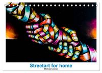 Produktbild: Streetart for home Michael Jaster (Tischkalender 2026 DIN A5 quer), CALVENDO Monatskalender