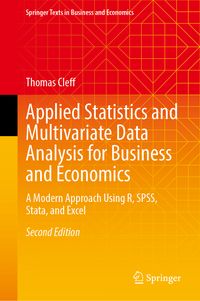 Produktbild: Applied Statistics and Multivariate Data Analysis for Business and Economics