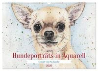 Produktbild: Hundeportr&auml;ts in Aquarell (Wandkalender 2026 DIN A3 quer), CALVENDO Monatskalender