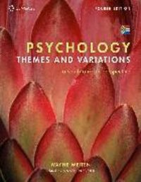 Produktbild: Psychology Themes and Variations: A South African Perspective