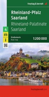 Produktbild: freytag & berndt Stra&szlig;enkarte Rheinland Pfalz - Saarland 1:200.000