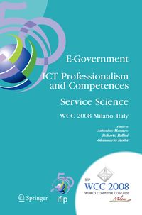 Produktbild: E-Government ICT Professionalism and Competences Service Science