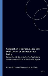 Produktbild: Codification of Environmental Law, Draft Decree on Environmental Policy