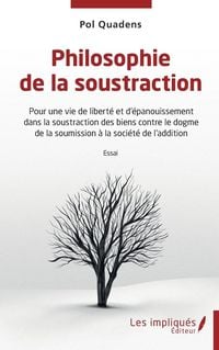 Produktbild: Philosophie de la soustraction