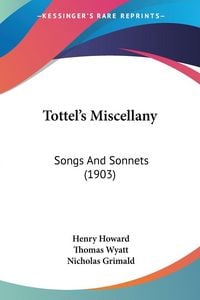 Produktbild: Tottel's Miscellany