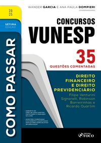 Produktbild: Como Passar em Concursos Vunesp - 7&ordf; Ed -2025