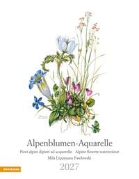 Produktbild: Alpenblumen-Aquarelle Kalender 2027