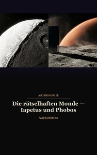 Produktbild: Die r&auml;tselhaften Monde  Iapetus und Phobos