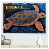 Produktbild: Traumzeit - KI-generierte Aborigine-Kunst aus dem Herzen Australiens (hochwertiger Premium Wandkalender 2026 DIN A2 quer), Kunstdruck in Hochglanz