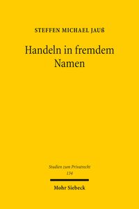 Produktbild: Handeln in fremdem Namen