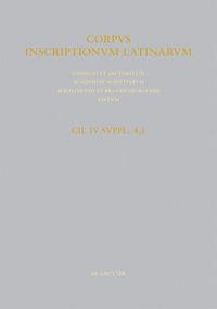 Produktbild: Corpus inscriptionum Latinarum. Inscriptiones parietariae Pompeianae... / Ad titulos pictos spectantem