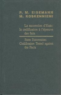 Produktbild: State Succession:Codification Tested Against the Facts/lasuccession D'etats