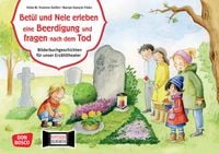 Produktbild: Bet&uuml;l und Nele erleben eine Beerdigung und fragen nach dem Tod. Kamishibai Bildkartenset
