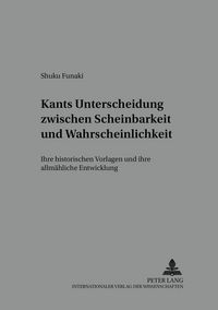 Produktbild: Kants Unterscheidung zwischen Scheinbarkeit und Wahrscheinlichkeit