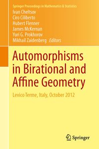 Produktbild: Automorphisms in Birational and Affine Geometry