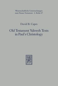 Produktbild: Old Testament Yahweh Texts in Paul's Christology
