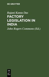 Produktbild: Factory legislation in India