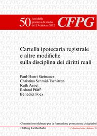 Produktbild: Cartella ipotecaria registrale e altre modifiche sulla disciplina dei diritti reali
