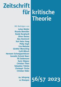 Produktbild: Zeitschrift f&uuml;r kritische Theorie / Zeitschrift f&uuml;r kritische Theorie, Heft 56/57