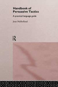 Produktbild: A Handbook of Persuasive Tactics