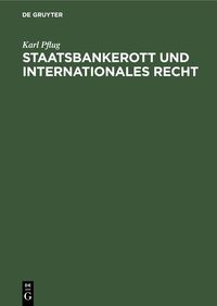Produktbild: Staatsbankerott und internationales Recht