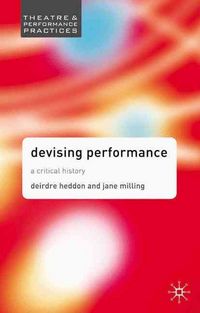 Produktbild: Milling, J: Devising Performance