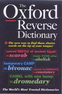 Produktbild: Oxford Reverse Dictionary