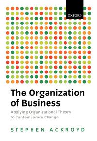 Produktbild: The Organization of Business in Modern Britain