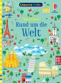 Produktbild: Usborne Minis: R&auml;tselbuch - Rund um die Welt