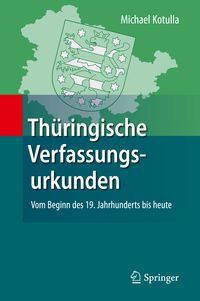 Produktbild: Th&uuml;ringische Verfassungsurkunden