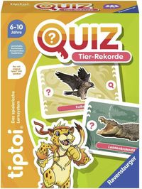 Bild vom Artikel Ravensburger tiptoi 00194 Quiz Tier-Rekorde, Quizspiel für Kinder ab 6 Jahren, für 1-4 Spieler vom Autor 