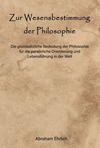 Produktbild: Zur Wesensbestimmung der Philosophie