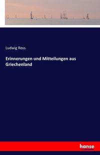 Produktbild: Erinnerungen und Mitteilungen aus Griechenland
