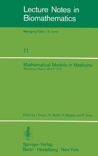 Produktbild: Mathematical Models in Medicine