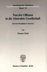 Produktbild: Von der Offenen in die Abstrakte Gesellschaft.