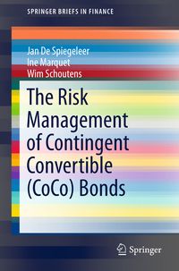 Produktbild: The Risk Management of Contingent Convertible (CoCo) Bonds