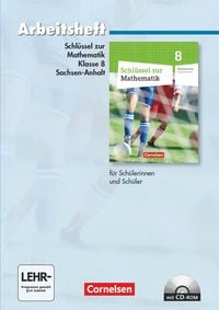 Produktbild: Schl&uuml;ssel zur Mathematik - Sekundarschule Sachsen-Anhalt - 8. Schuljahr