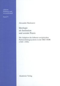 Produktbild: Ideologie als Institution und soziale Praxis