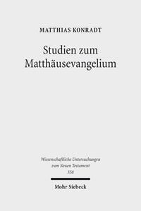 Produktbild: Studien zum Matth&auml;usevangelium